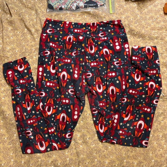 Rocket Print Leggings - Multicolor - Picture 2 of 6